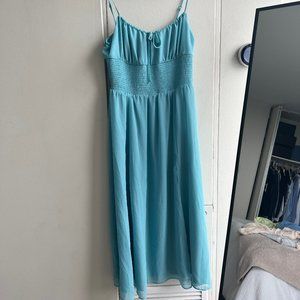 Light Blue Aritzia Wilfred Genoa Dress